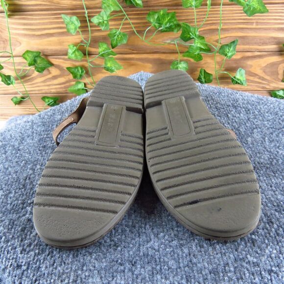 Naot Women's Ankle Strap Brown Leather Sz 8‎ Medium Used 2025 - Picture 6 of 6